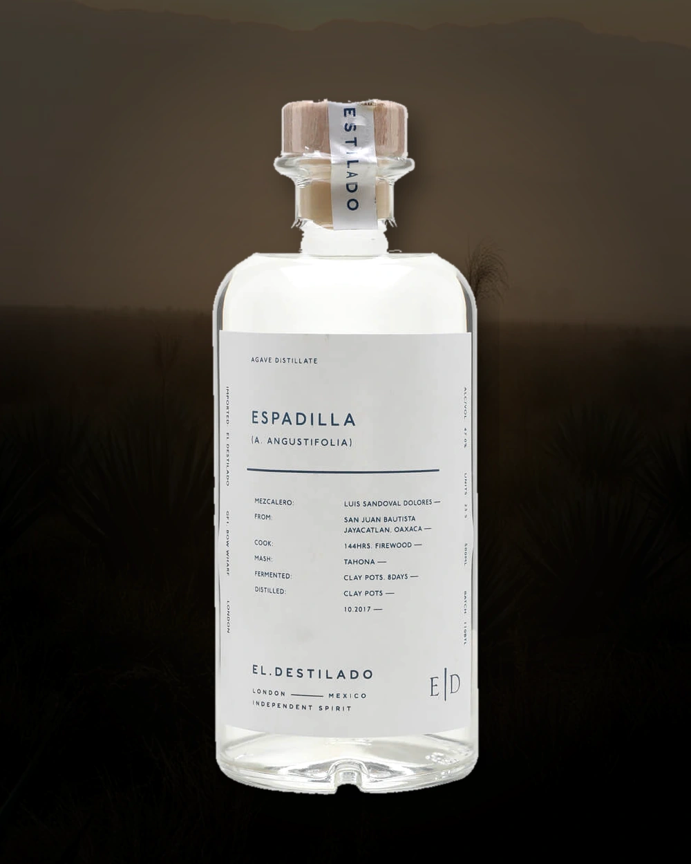 El Destilado Espadilla bottle