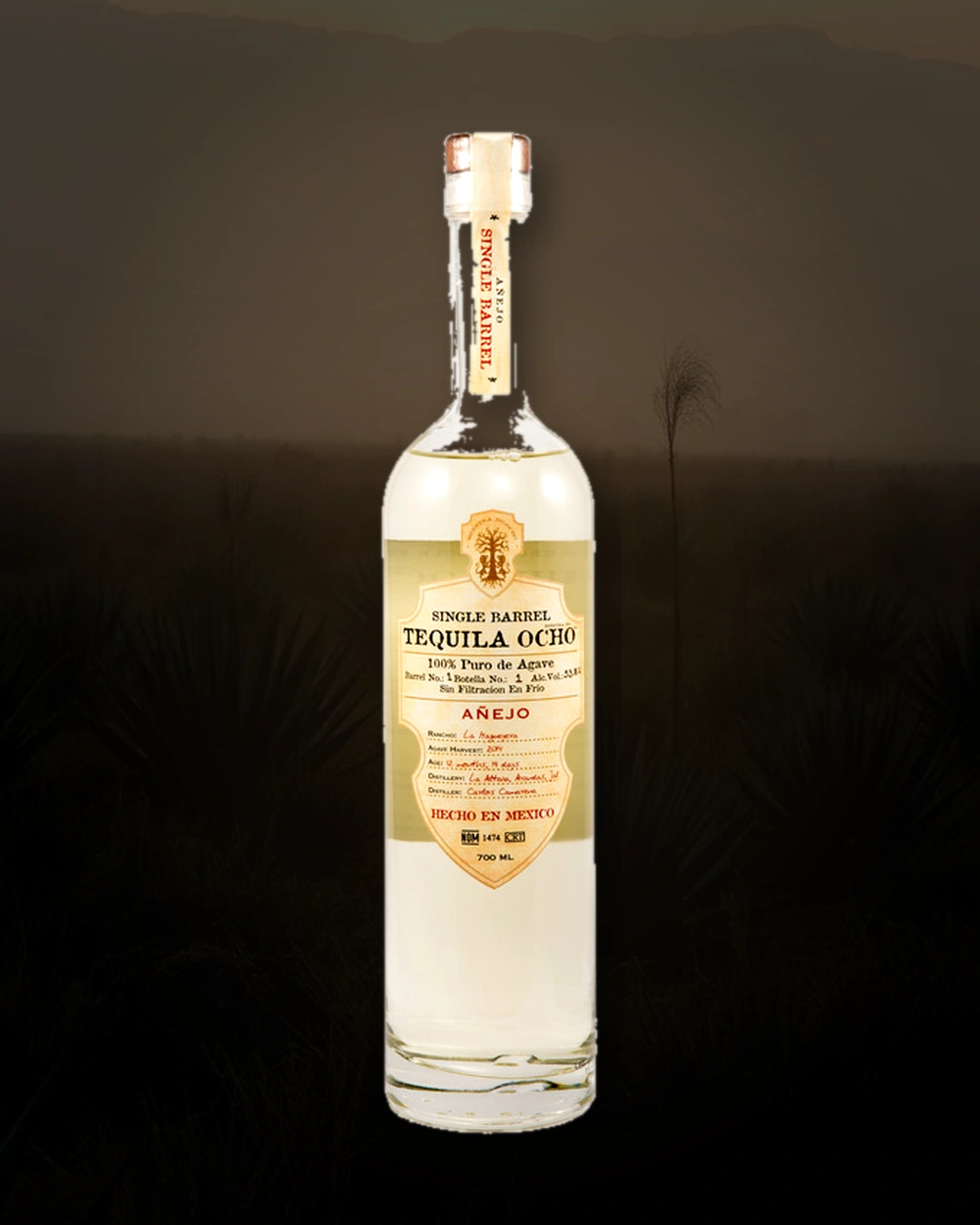 Ocho Tequila Añejo (Single Barrel) - La Magueyera 2014 bottle
