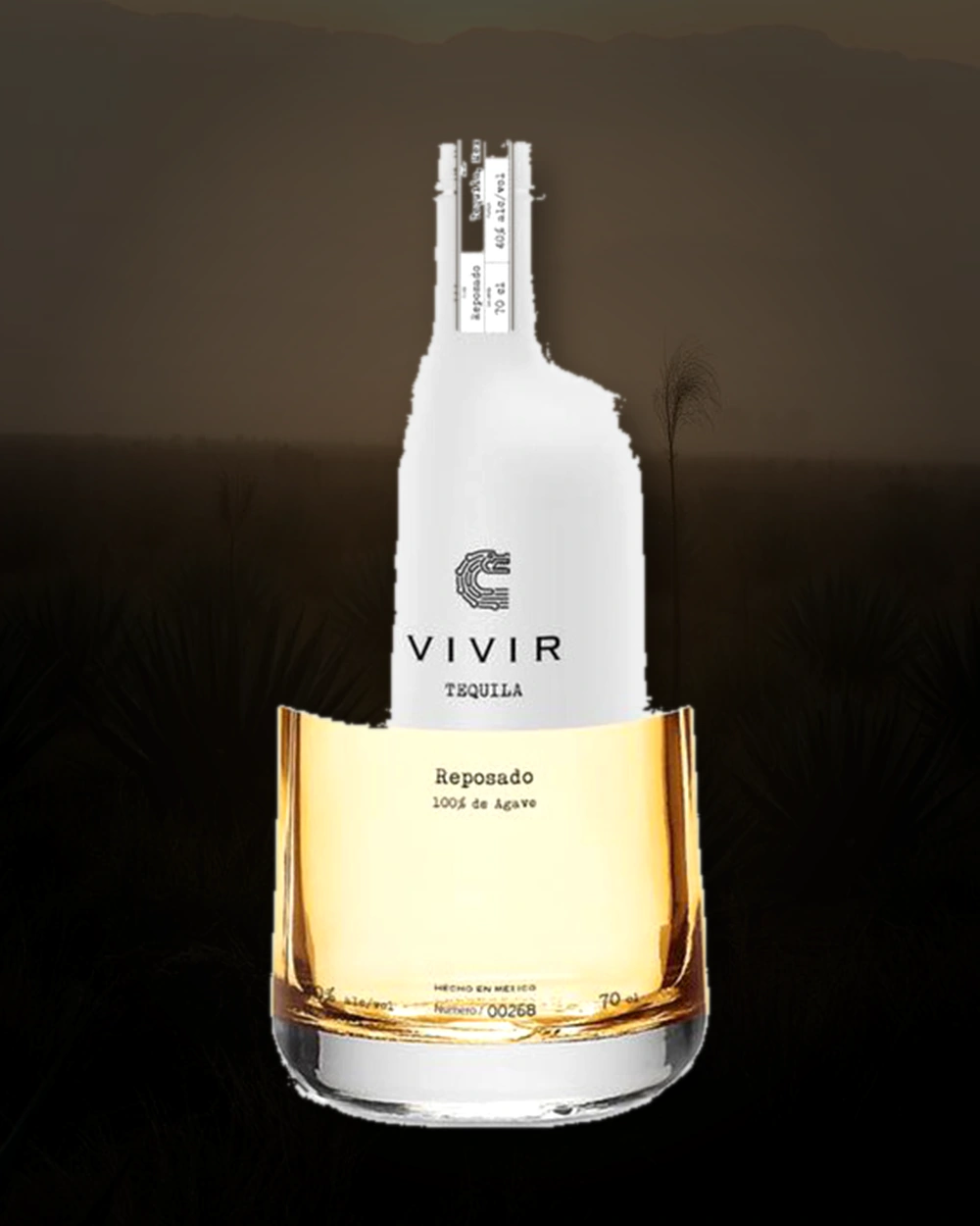 Vivir Tequila Reposado bottle