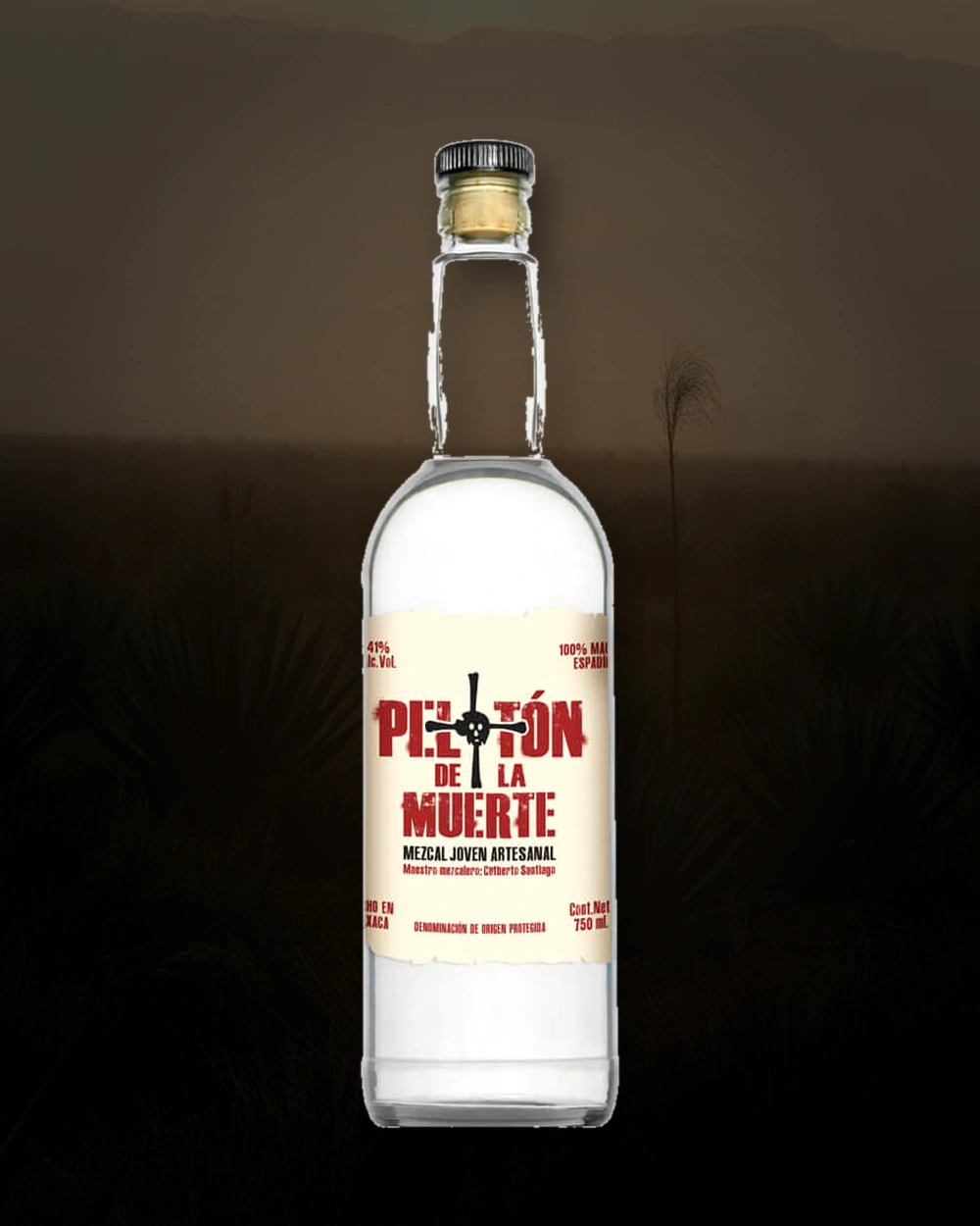 Pelotón de la Muerte Espadin bottle