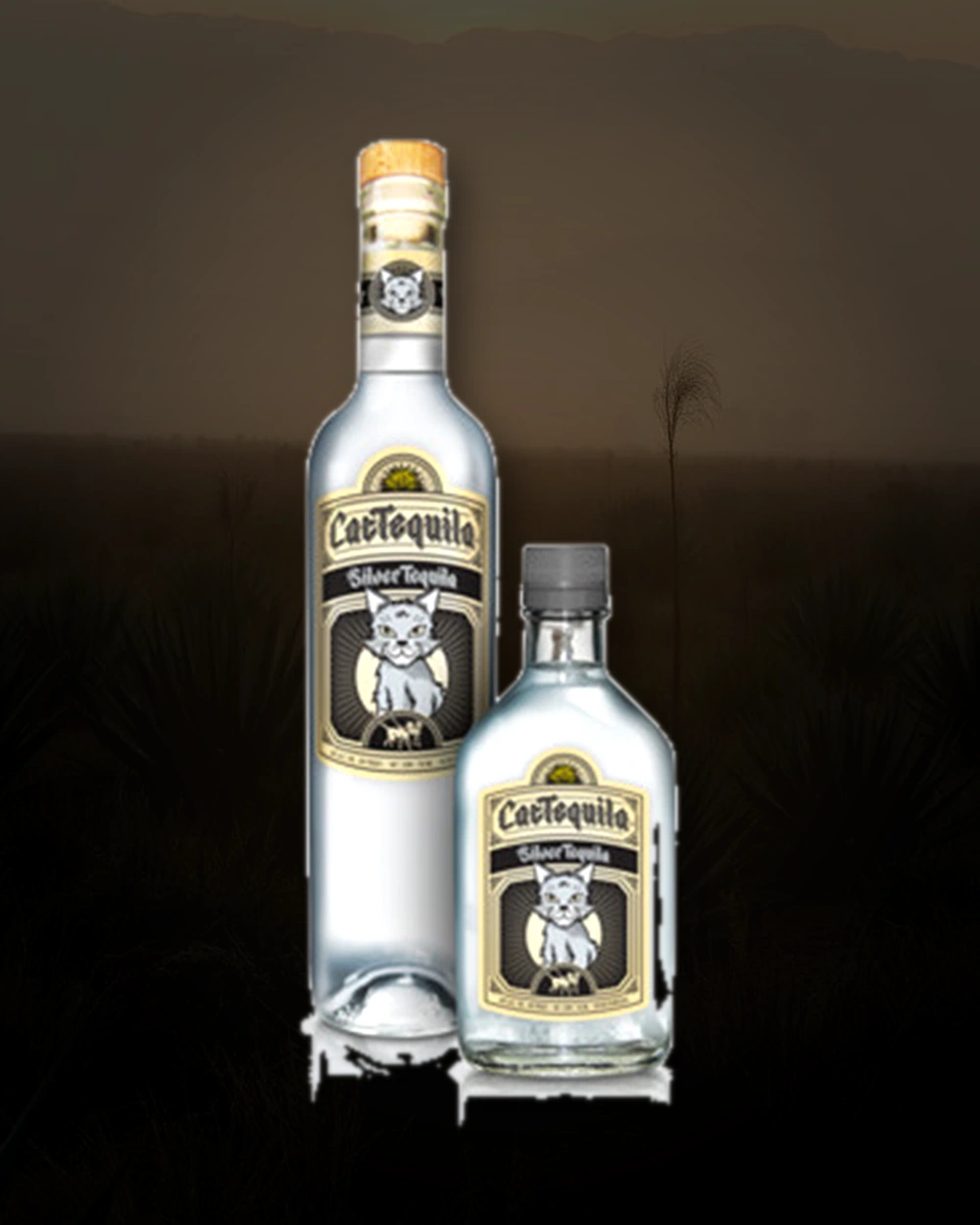 Cat Tequila Silver bottle