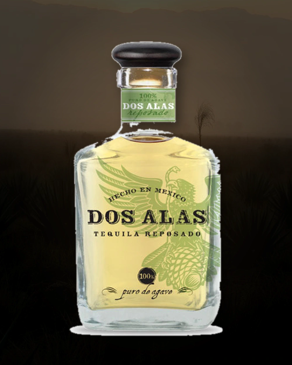 Dos Alas Reposado bottle