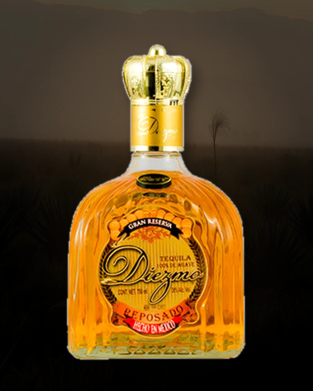 El Diezmo Reposado bottle