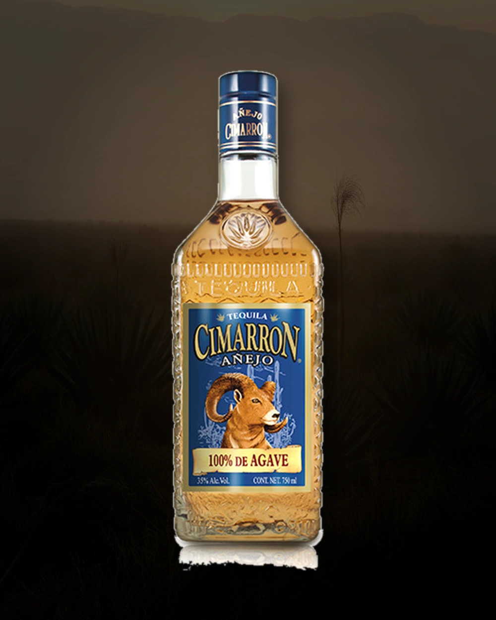 Cimarron Añejo (Square Bottle) bottle