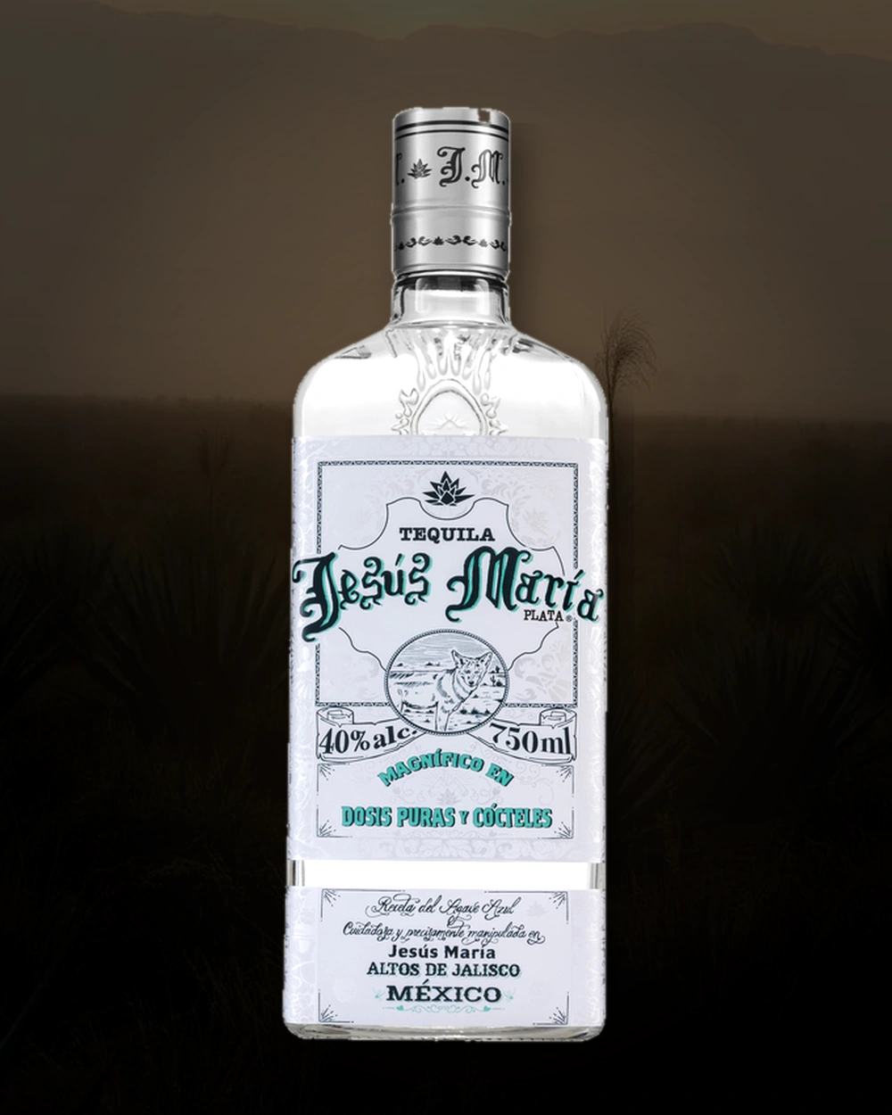J.M. Tequila Blanco bottle