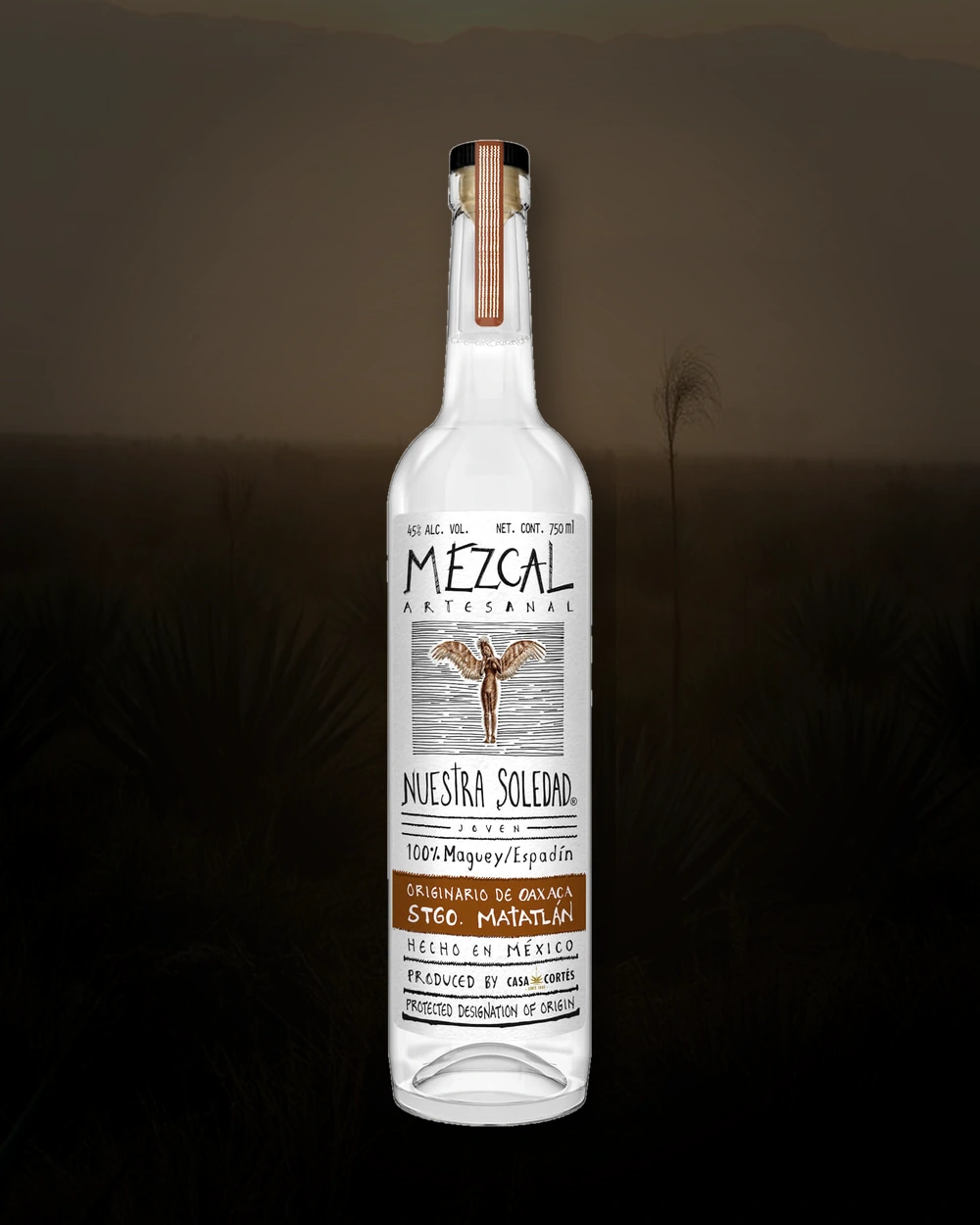 Nuestra Soledad Santiago Matatlan bottle