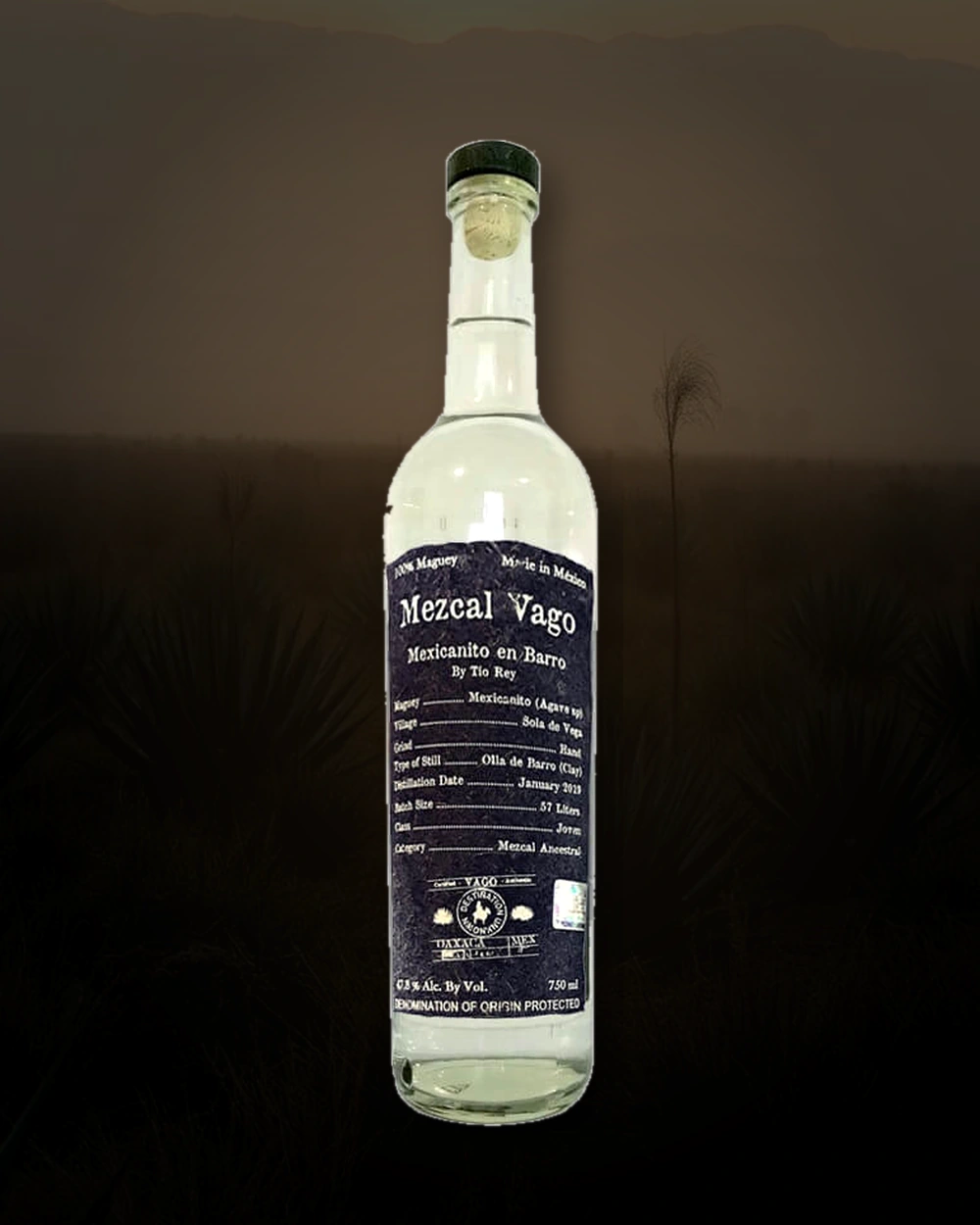 Vago Mexicanito en Barro bottle