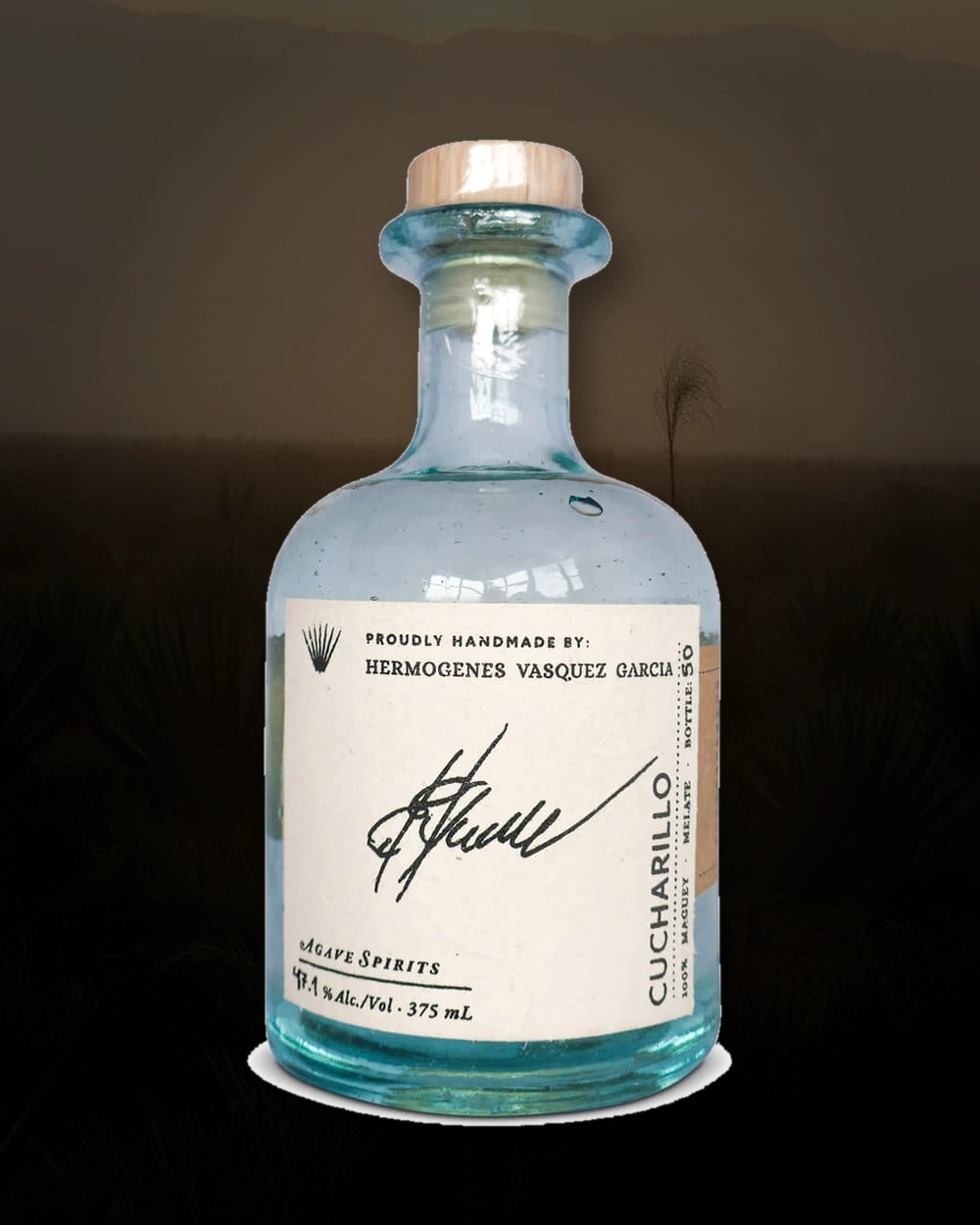 Maguey Melate Cucharillo – Hermogenes Vasquez Garcia bottle