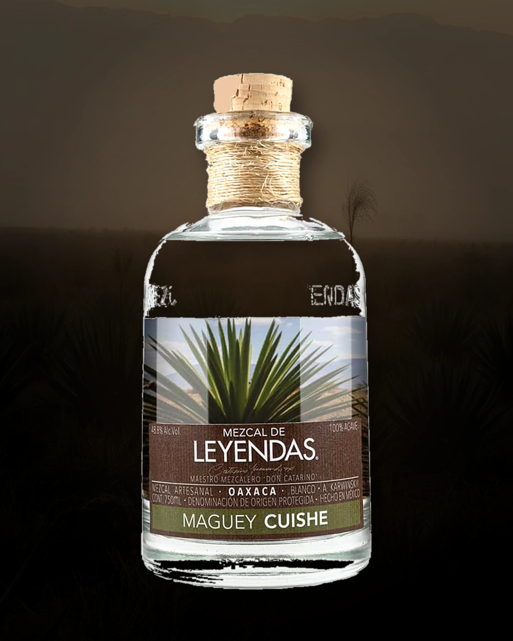 Leyendas Maguey Cuishe bottle