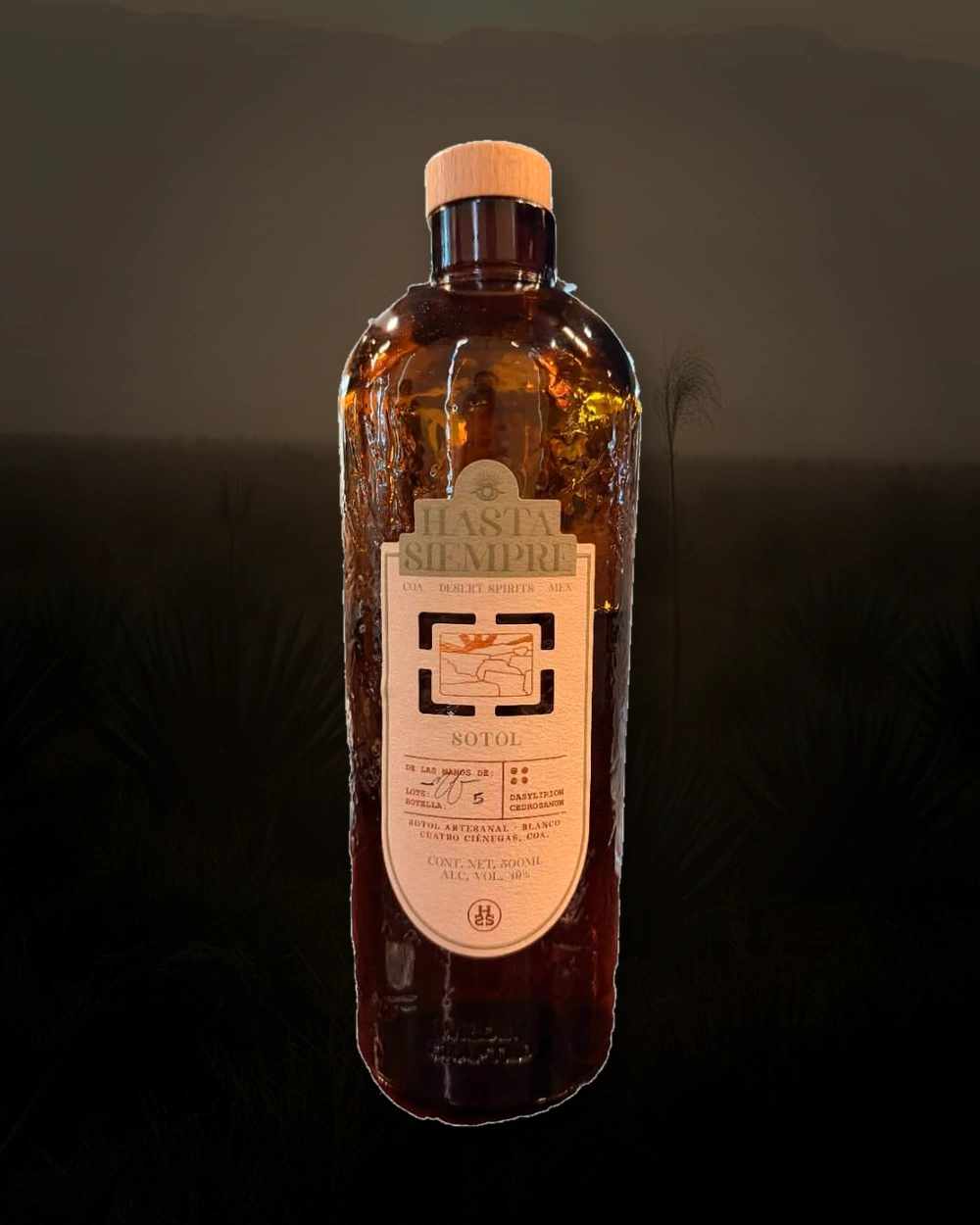 Hasta Siempre Sotol bottle
