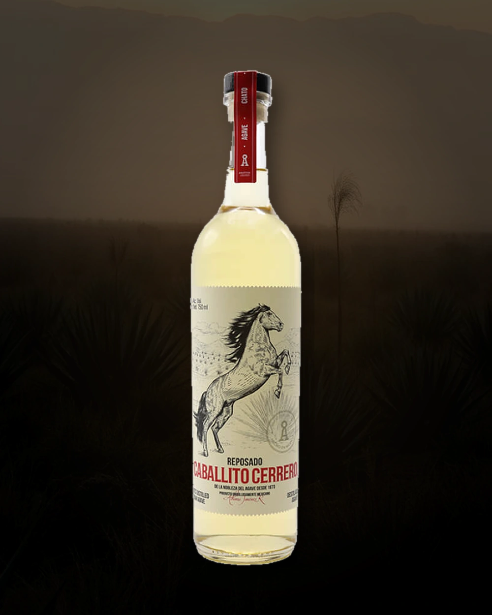 Caballito Cerrero Chato Reposado bottle