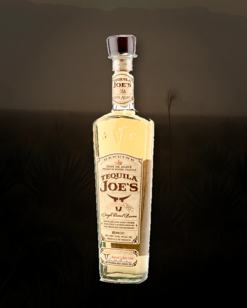 Tequila Joe's Reposado bottle