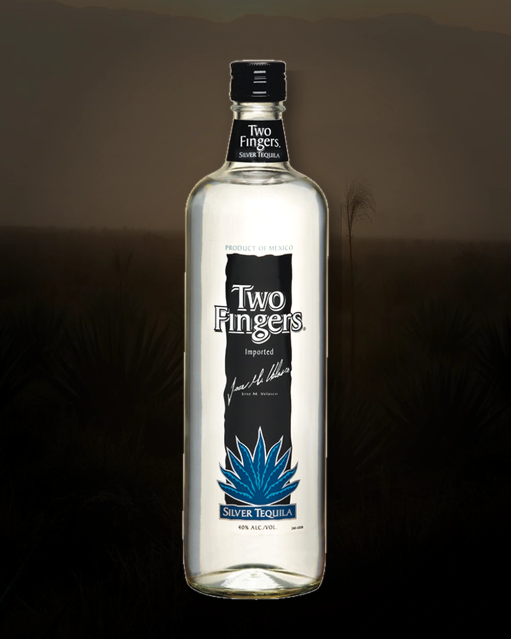Two Fingers Silver bottle