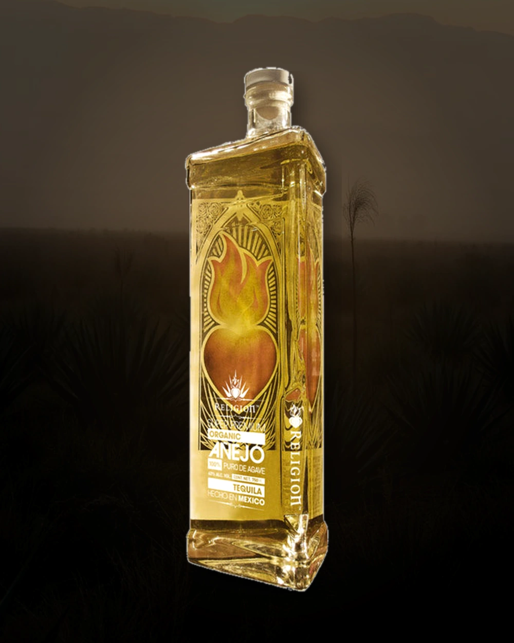 Religion Tequila Añejo bottle