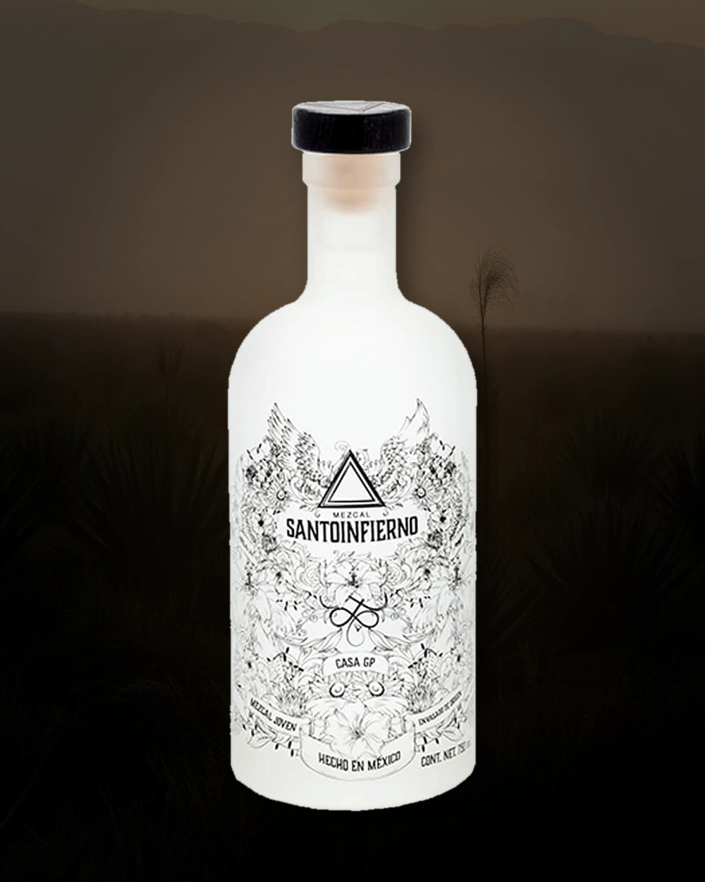 Santo Infierno Mezcal bottle