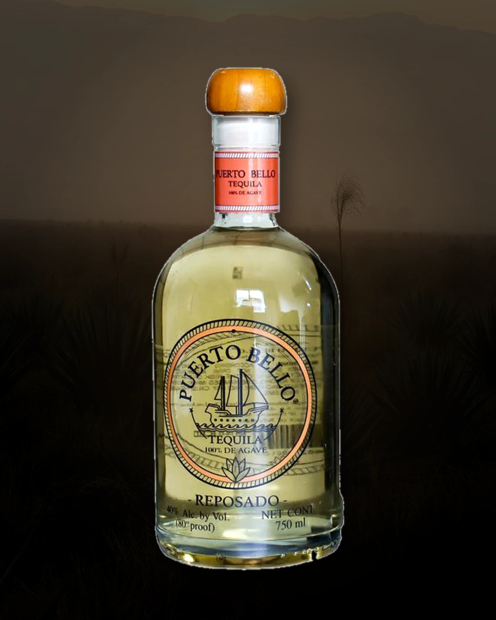 Puerto Bello Tequila Reposado bottle
