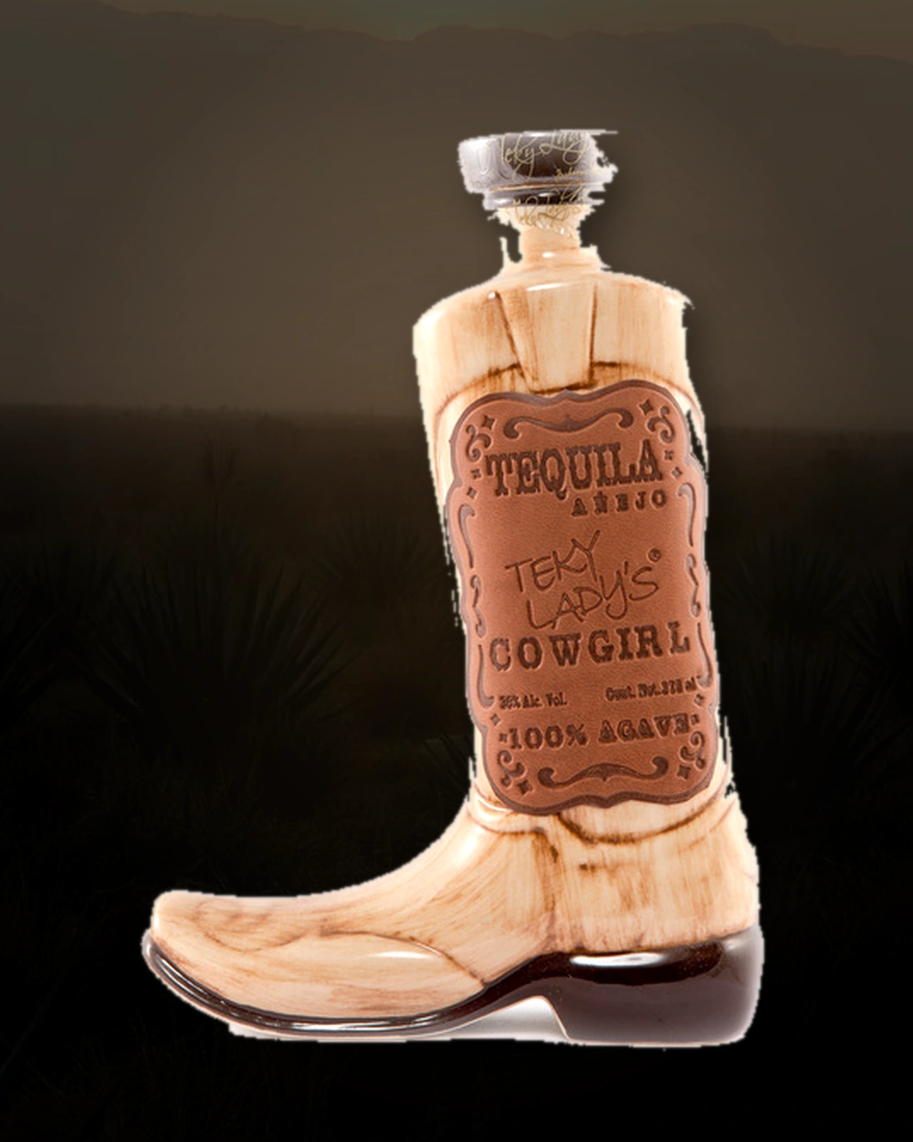 Teky Lady's Cowgirl Añejo bottle