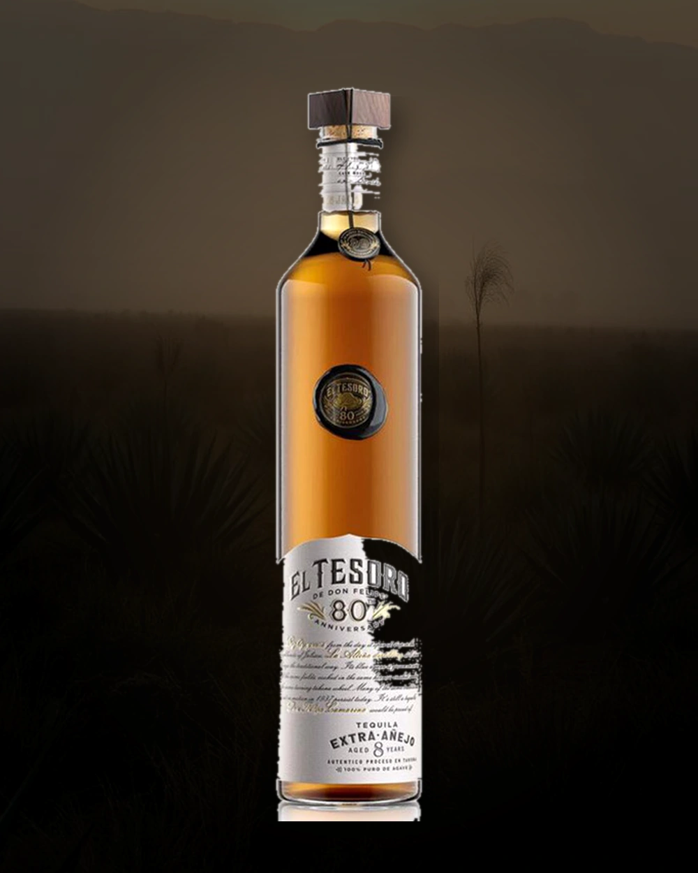 El Tesoro 80th Anniversary Extra Añejo bottle
