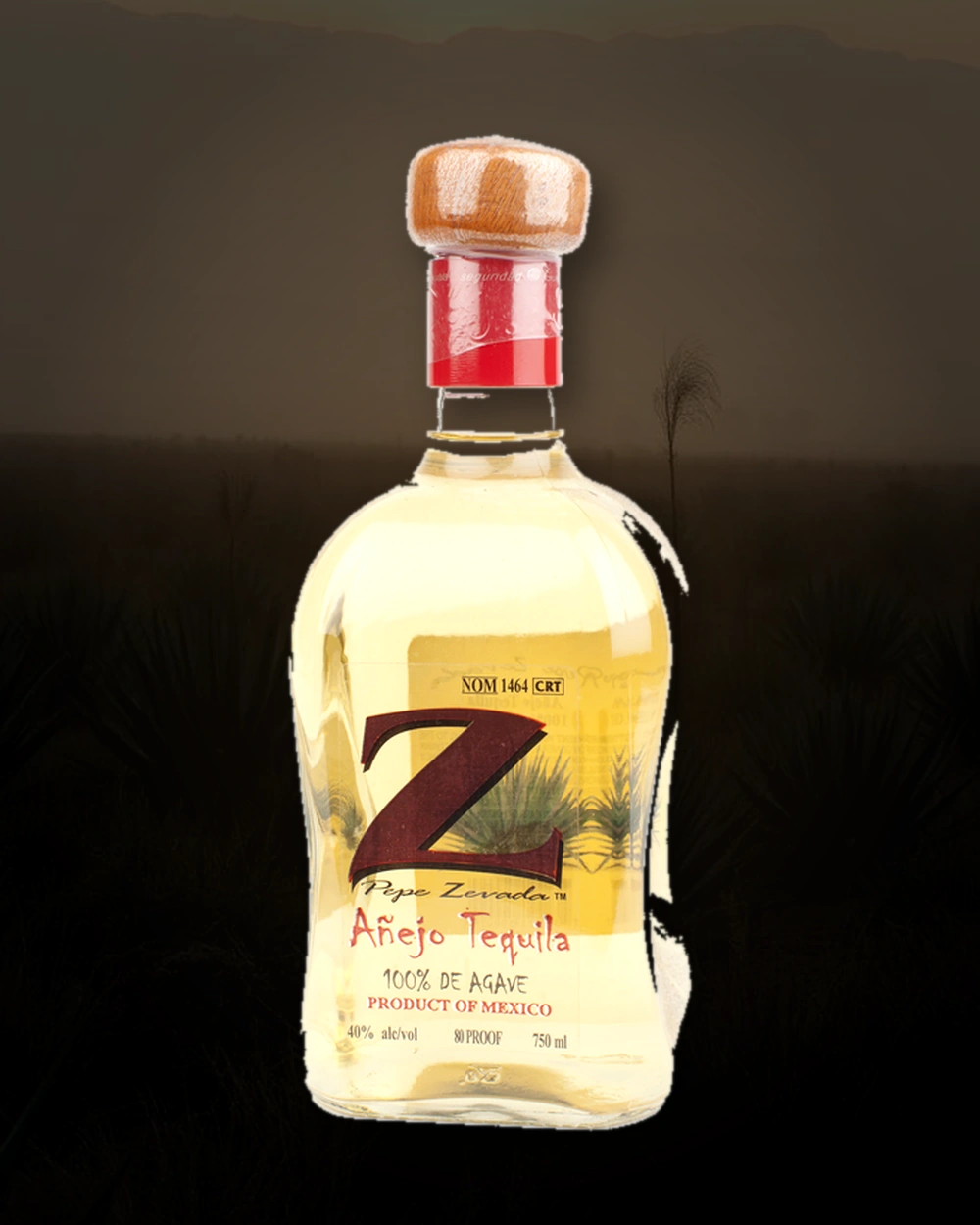 Pepe Zevada Añejo bottle
