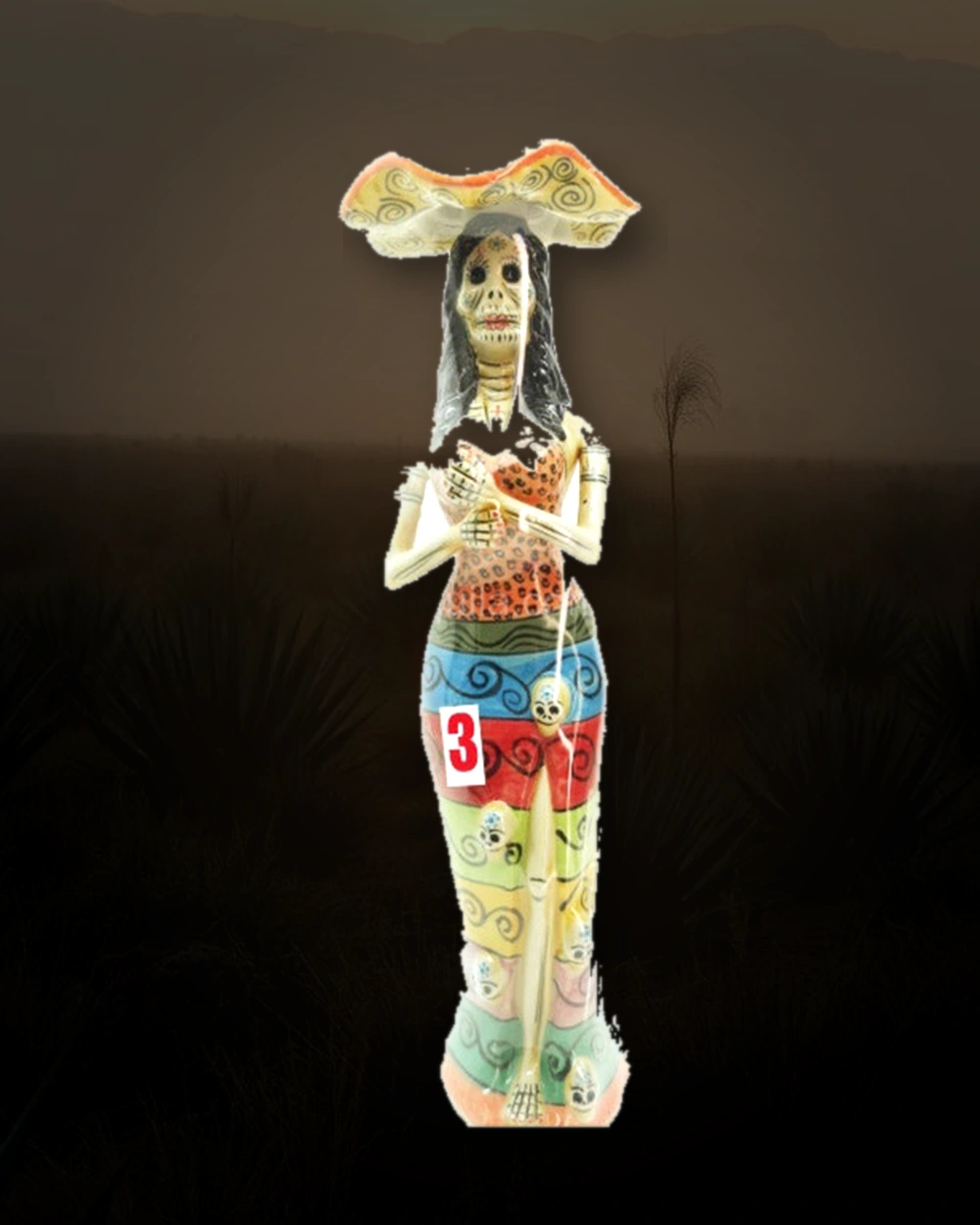 Katrina De La Muerte Tequila Anejo bottle
