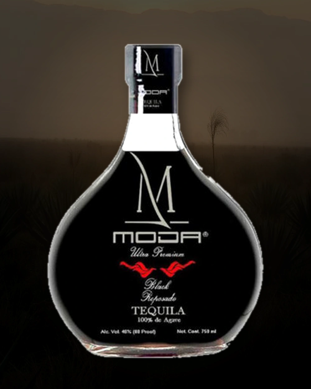 Moda Tequila Black Reposado bottle