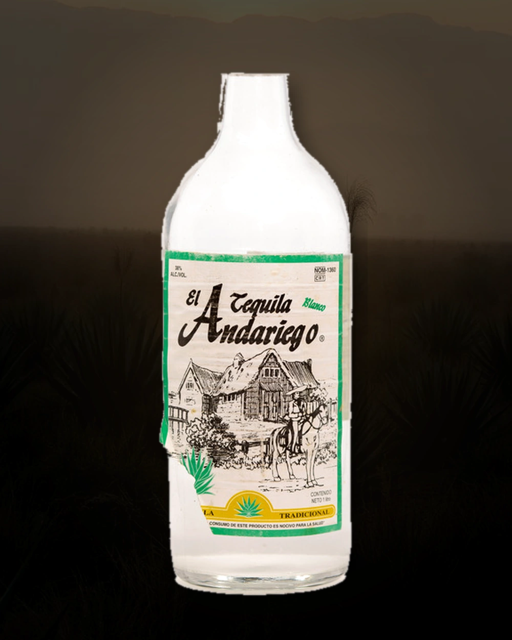 Tequila El Andariego Blanco bottle