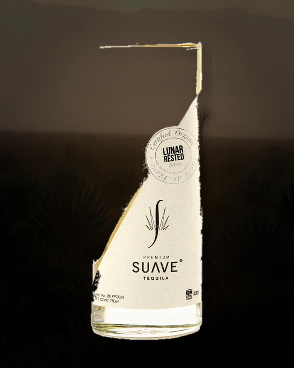 Suave Lunar Rested Silver bottle