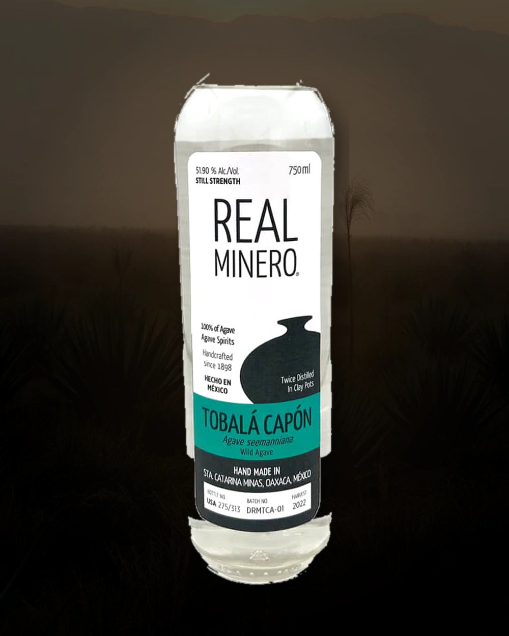 Real Minero Tobala Capon bottle