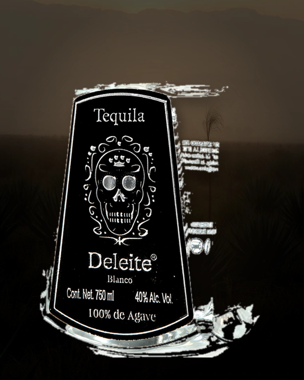 Tequila Deleite Blanco bottle