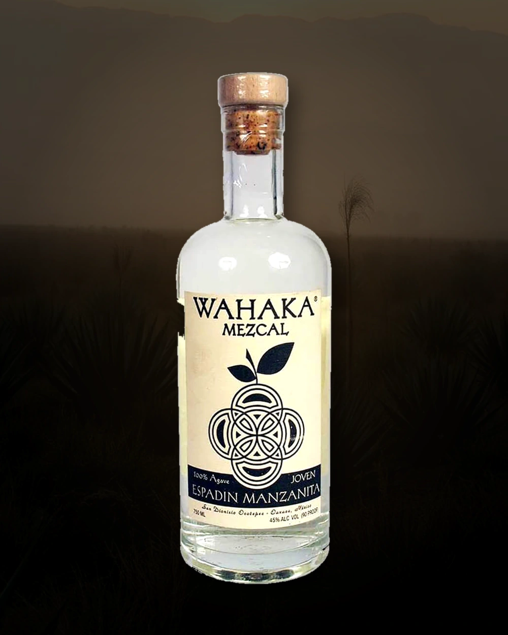 Wahaka Espadin Manzanita bottle