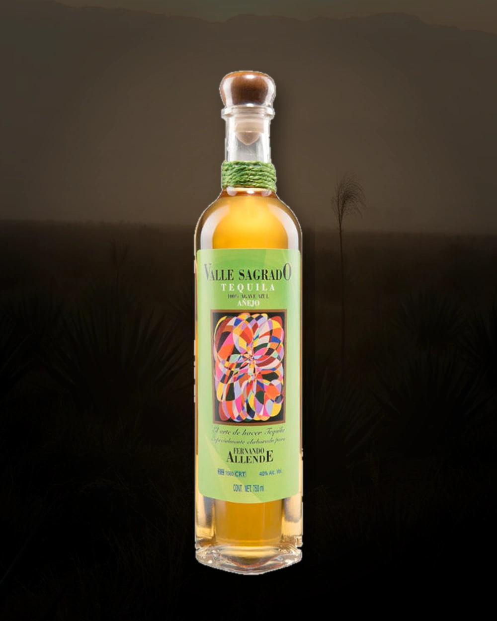 Valle Sagrado Tequila Añejo bottle