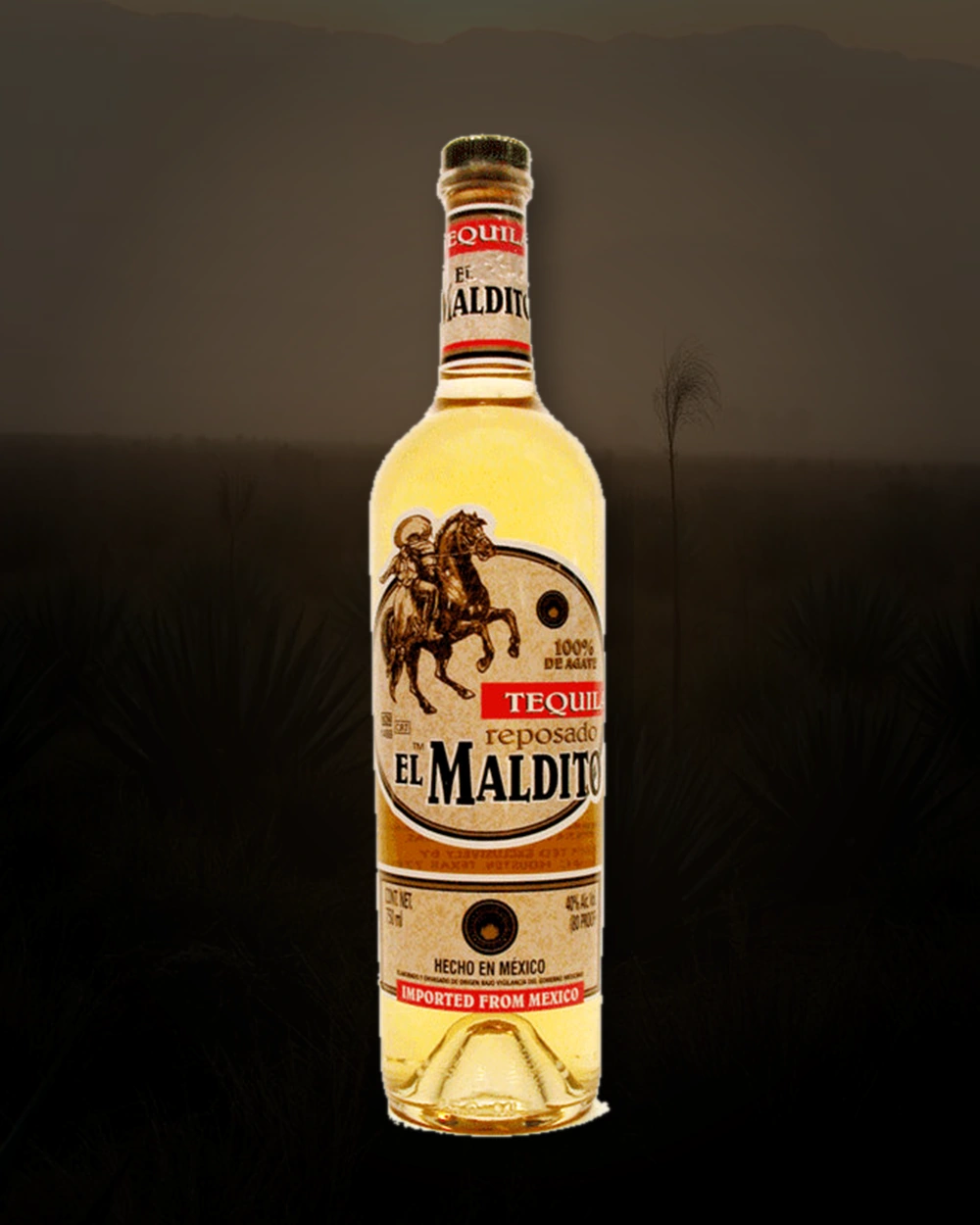 El Maldito Reposado bottle
