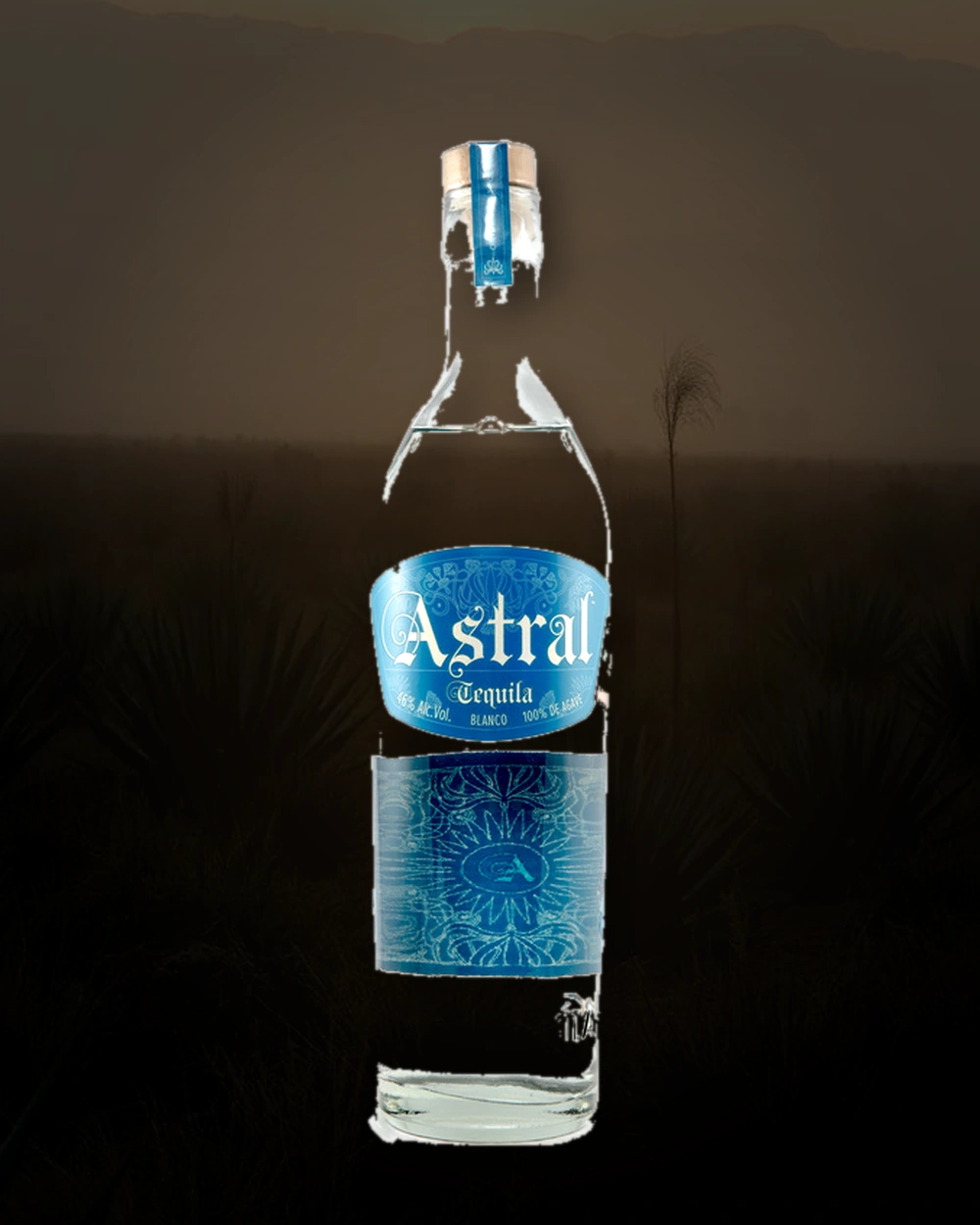Astral Tequila Blanco bottle