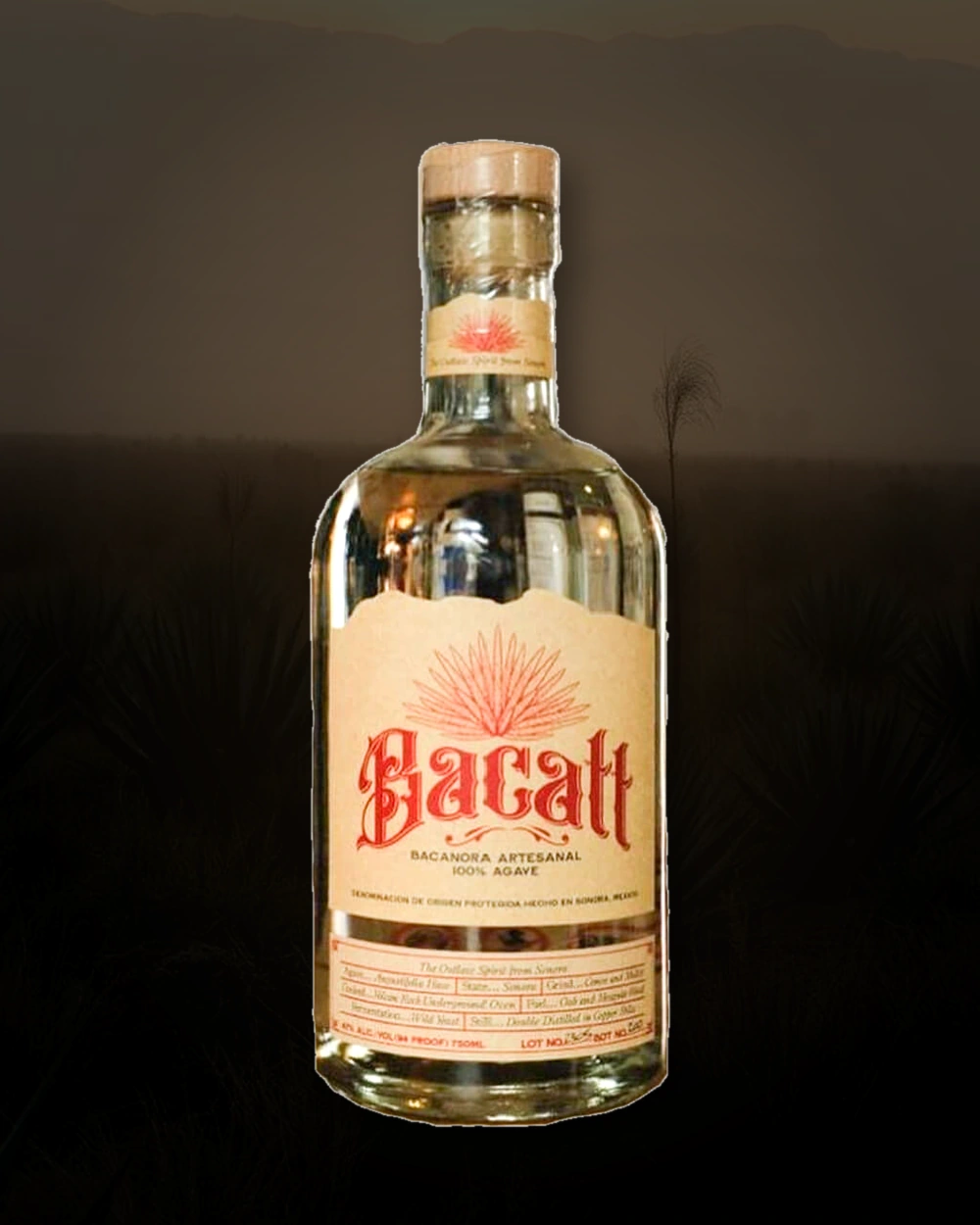 Bacatt Bacanora bottle