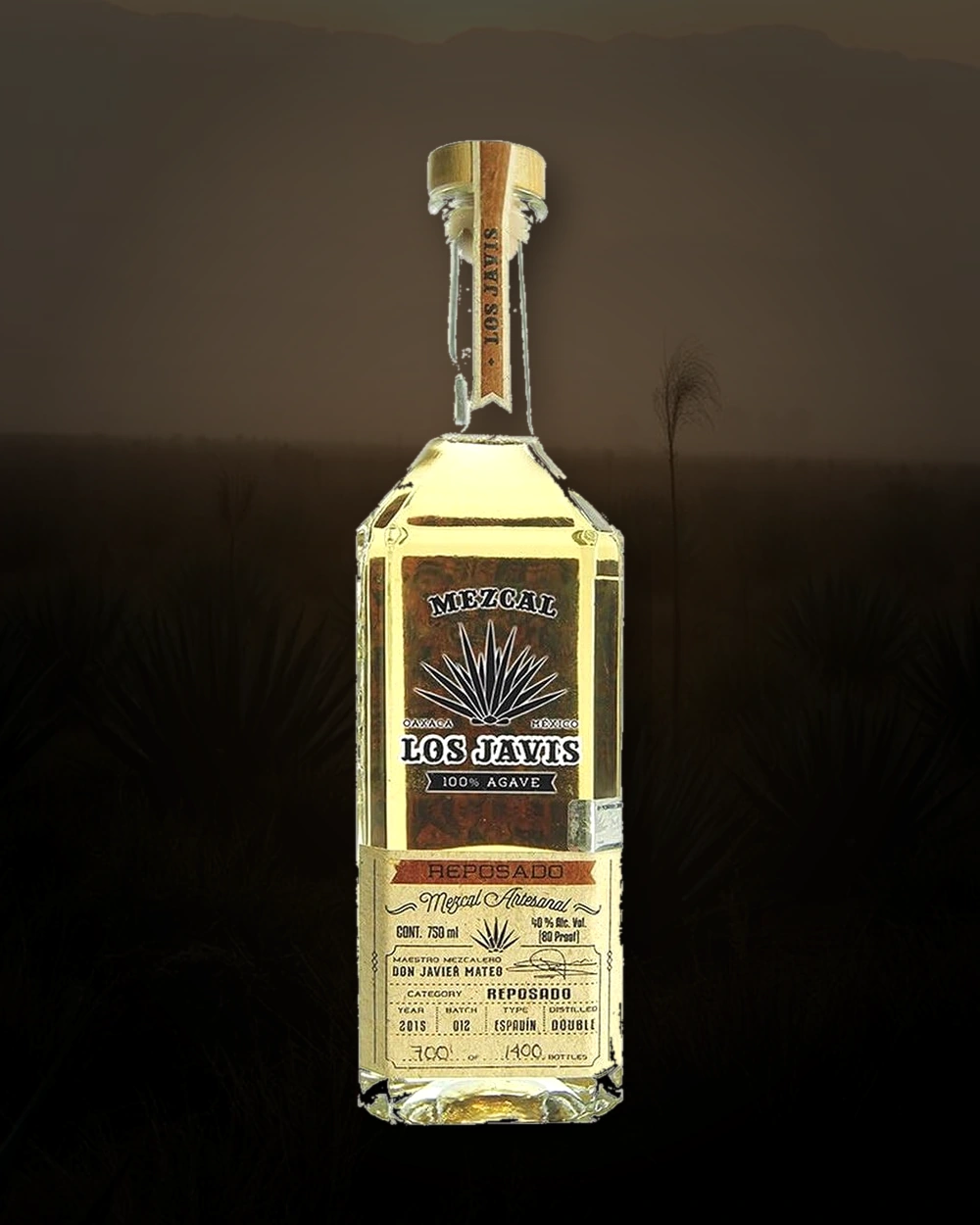 Los Javis Reposado bottle