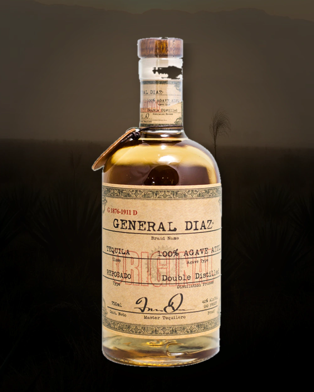 General Diaz Reposado bottle