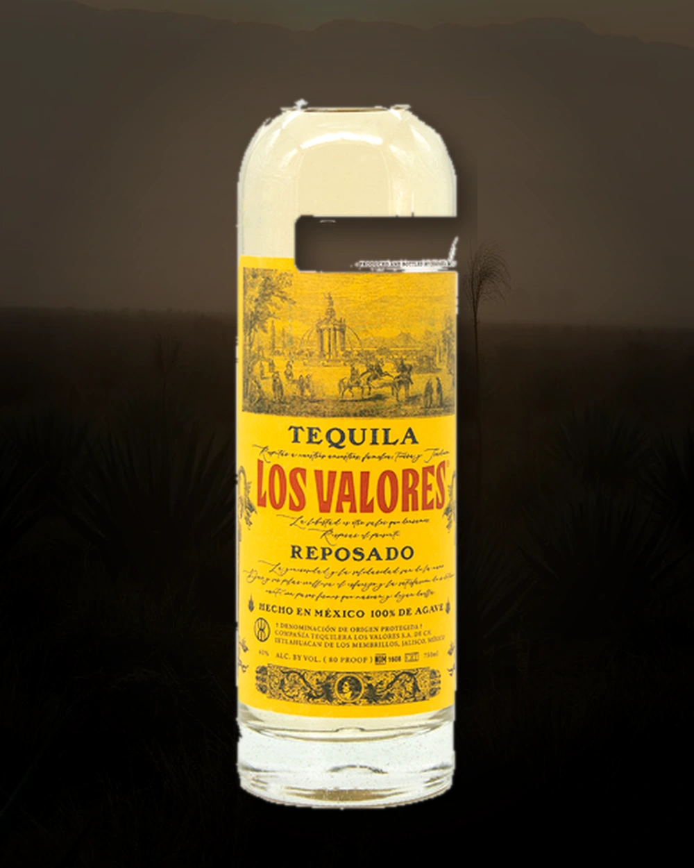 Los Valores Reposado bottle