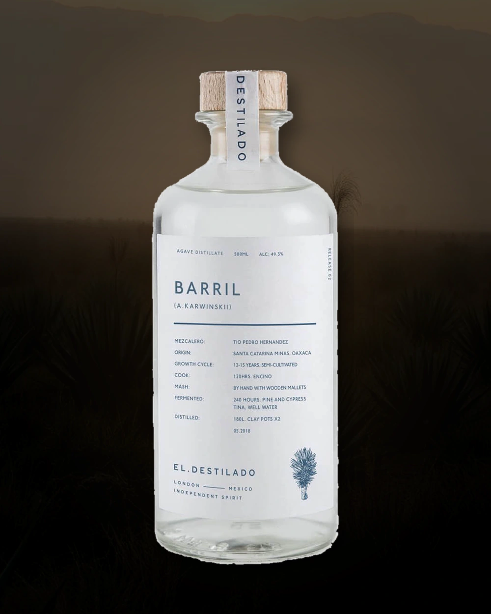 El Destilado Barril – Tio Pedro Hernandez bottle