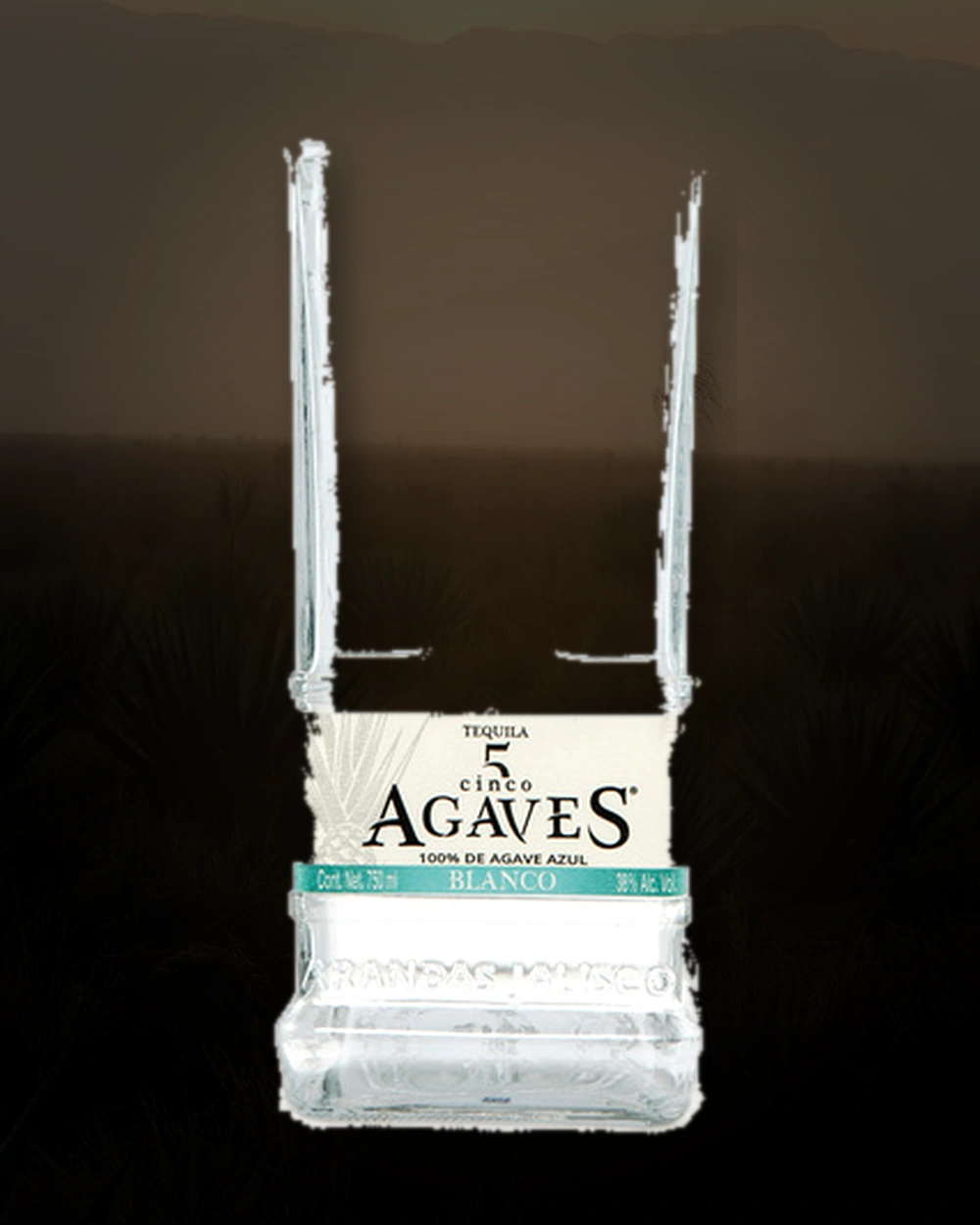 Tequila Cinco Agaves Blanco bottle
