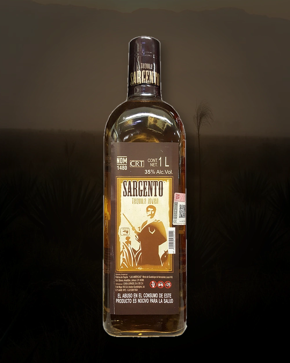 Sargento Tequila Joven bottle