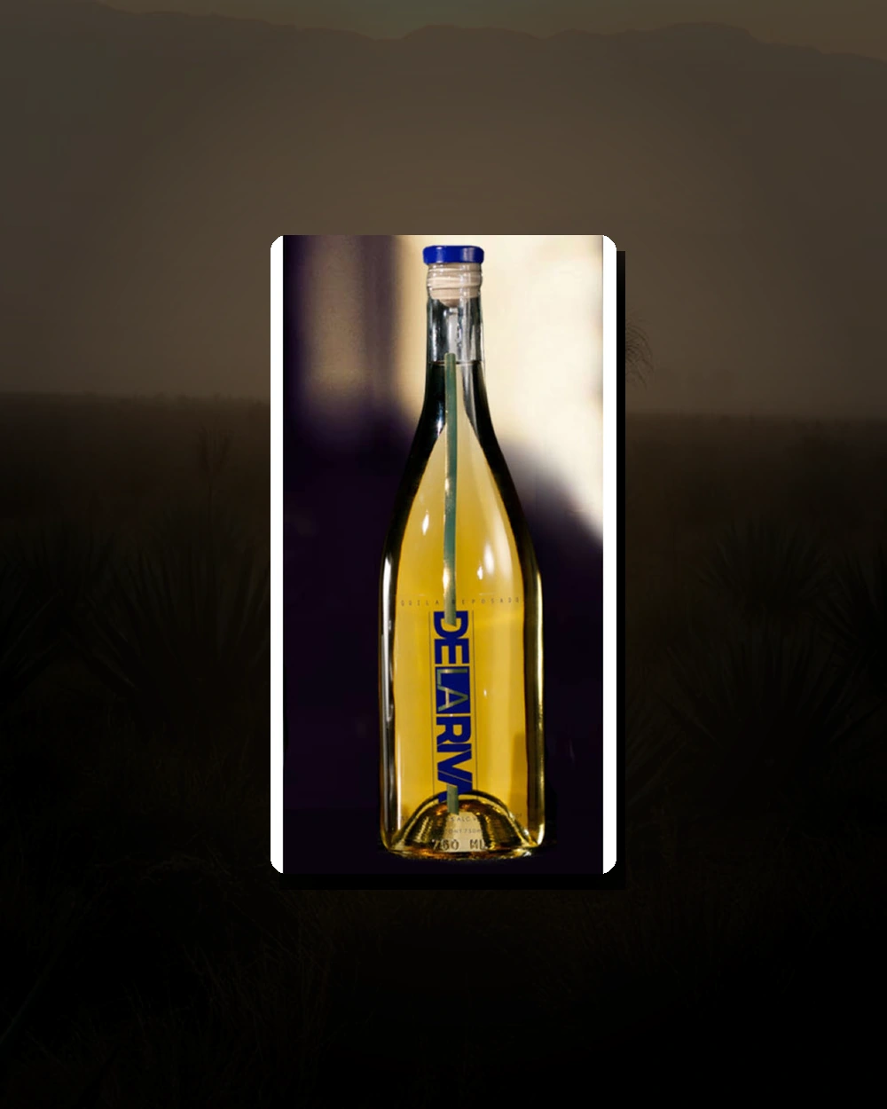 De La Riva Tequila Reposado bottle