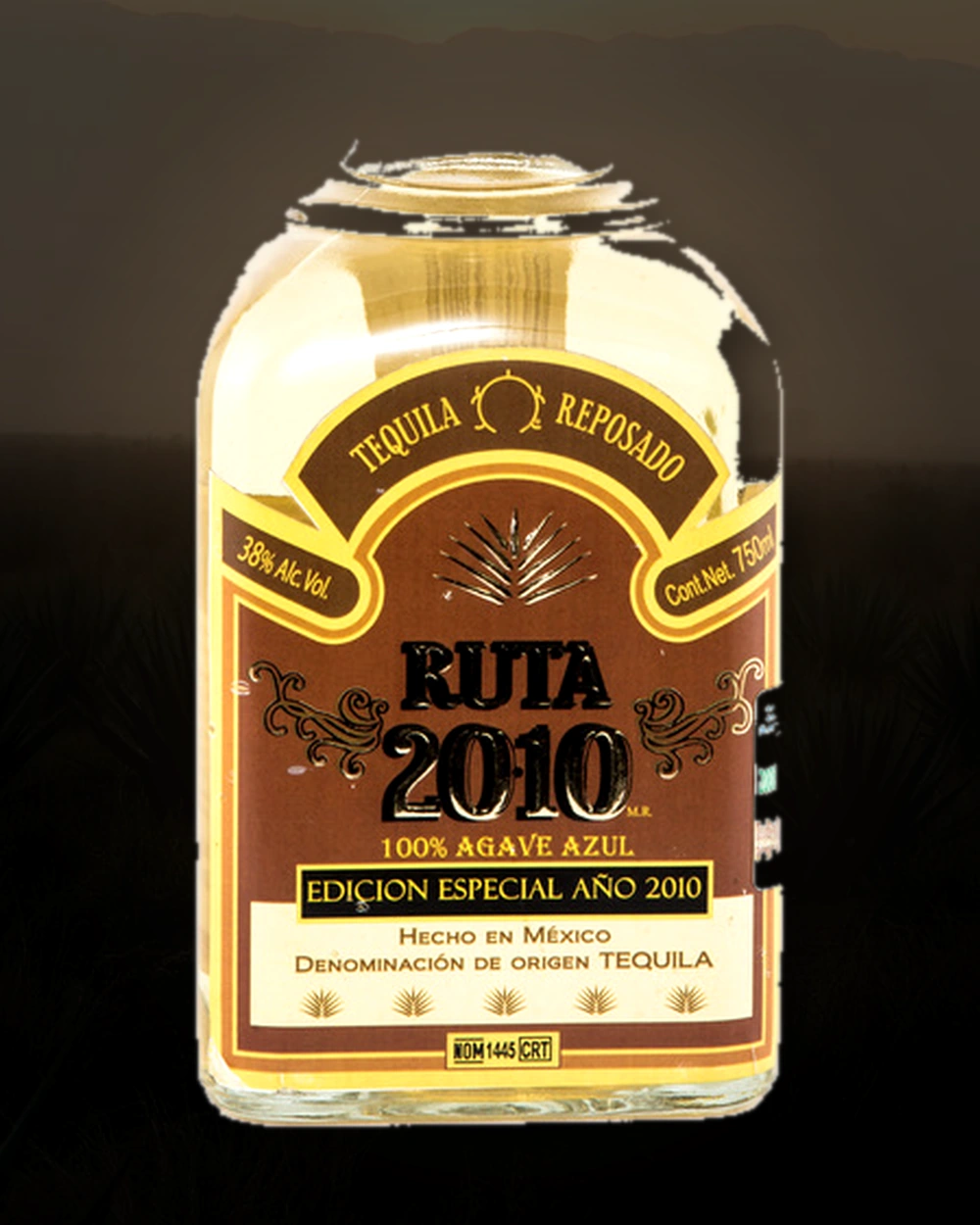 Ruta 2010 Tequila Reposado bottle
