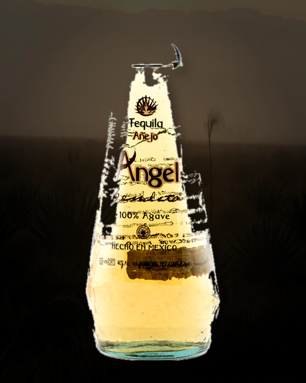 Angel Bendito Añejo bottle