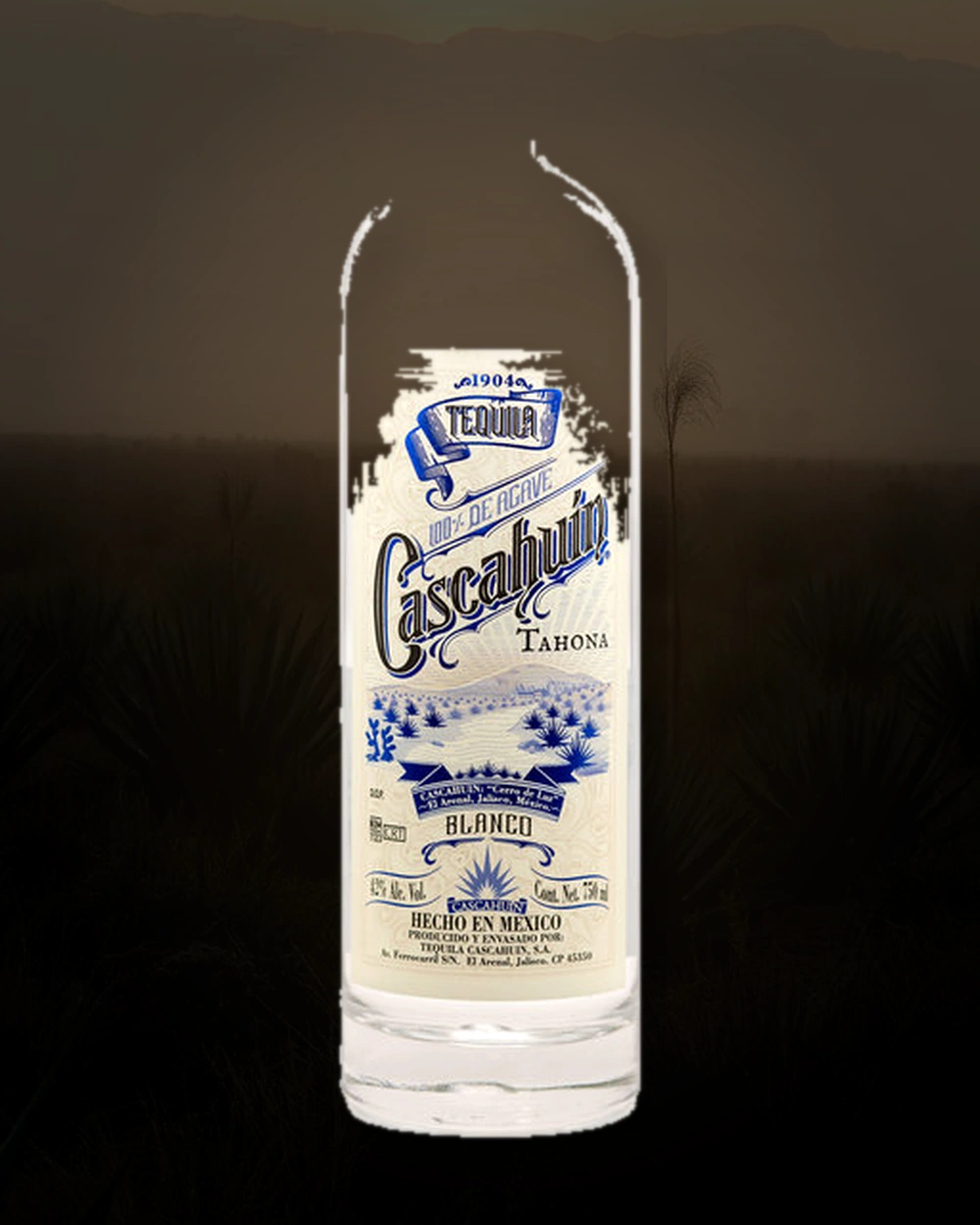 Cascahuín Tahona Blanco bottle