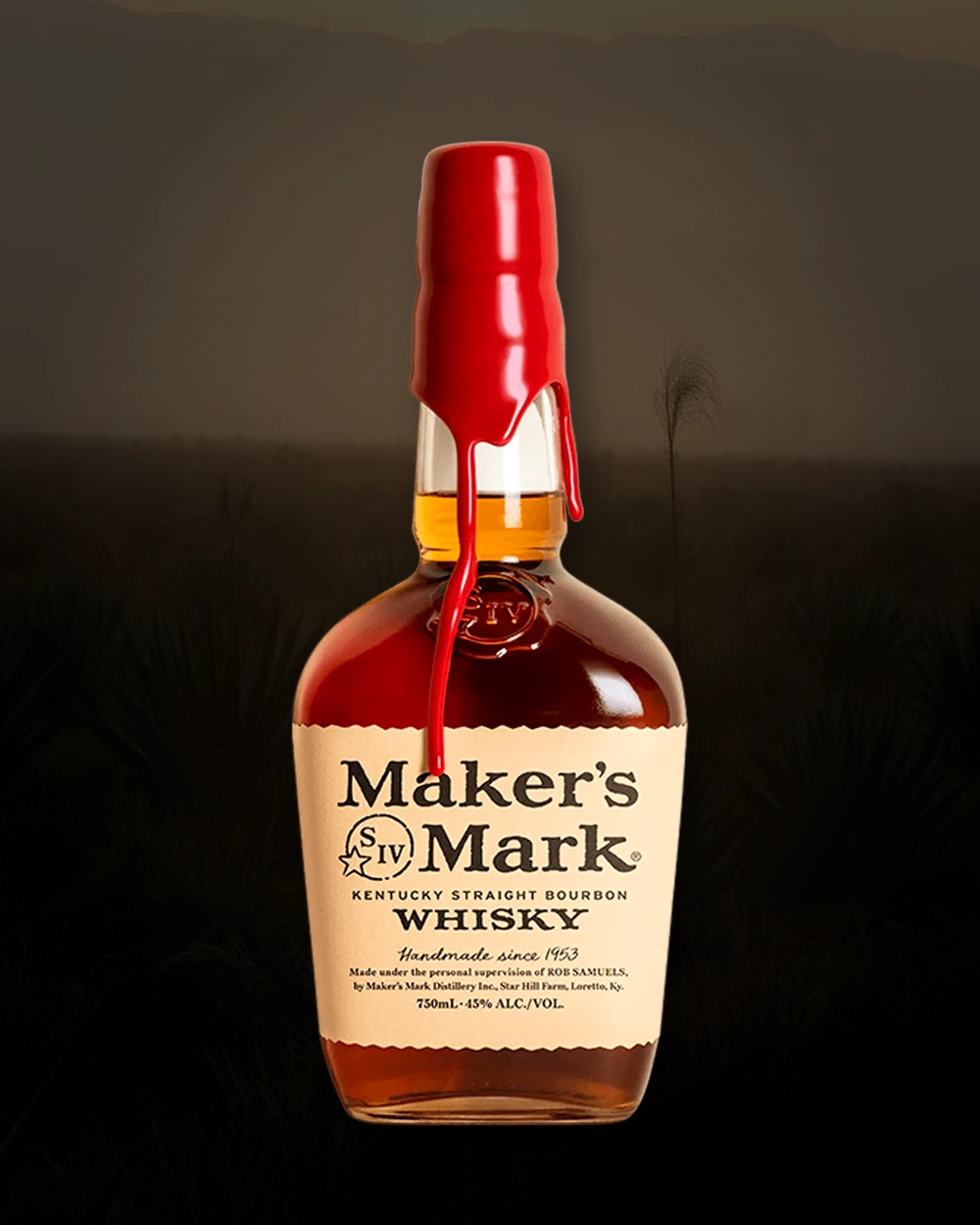 Maker's Mark Kentucky Straight Bourbon bottle