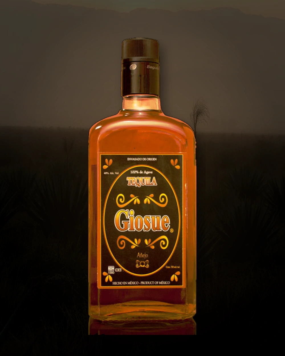 Tequila Giosue Añejo bottle