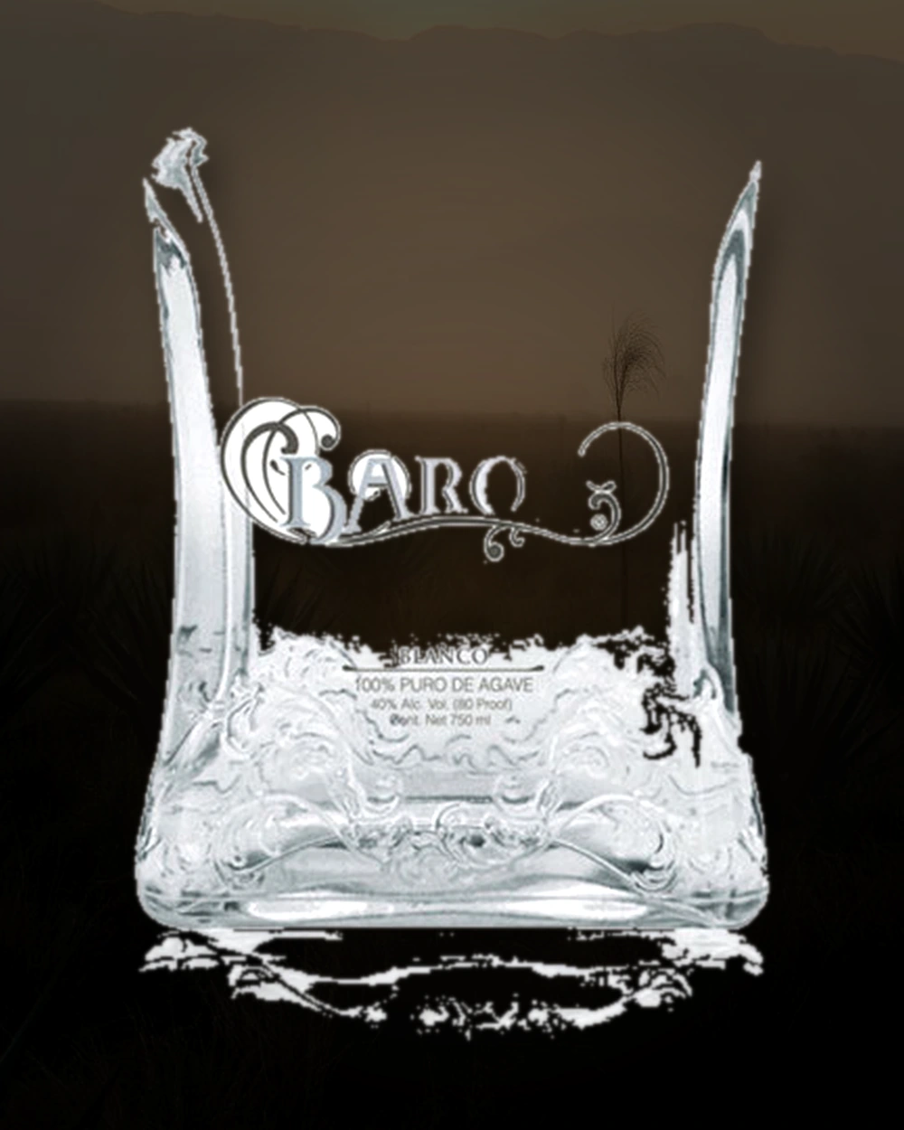 Baron Tequila Platinum bottle
