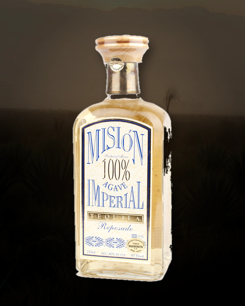 Misión Imperial Reposado bottle