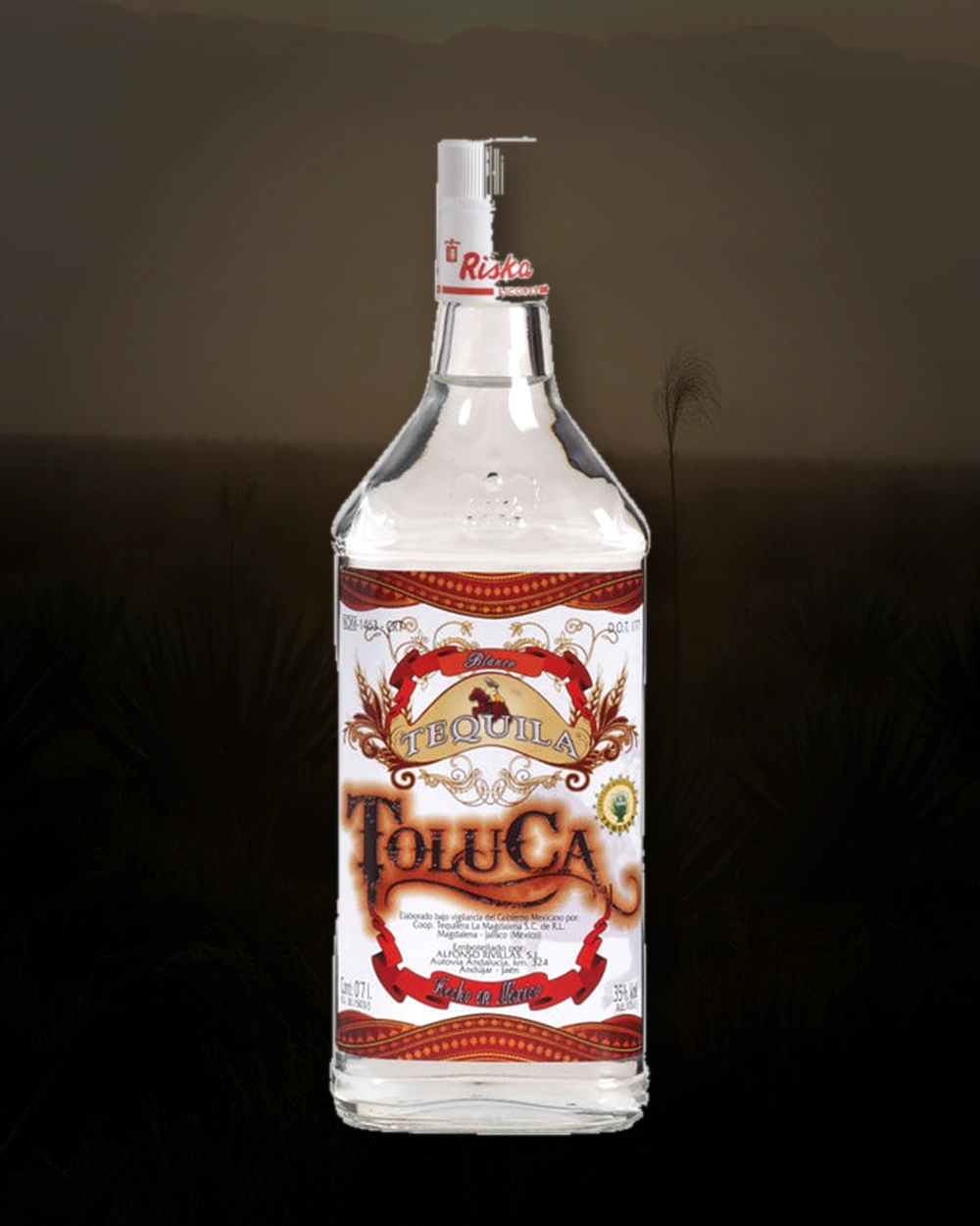 Toluca Tequila Blanco bottle