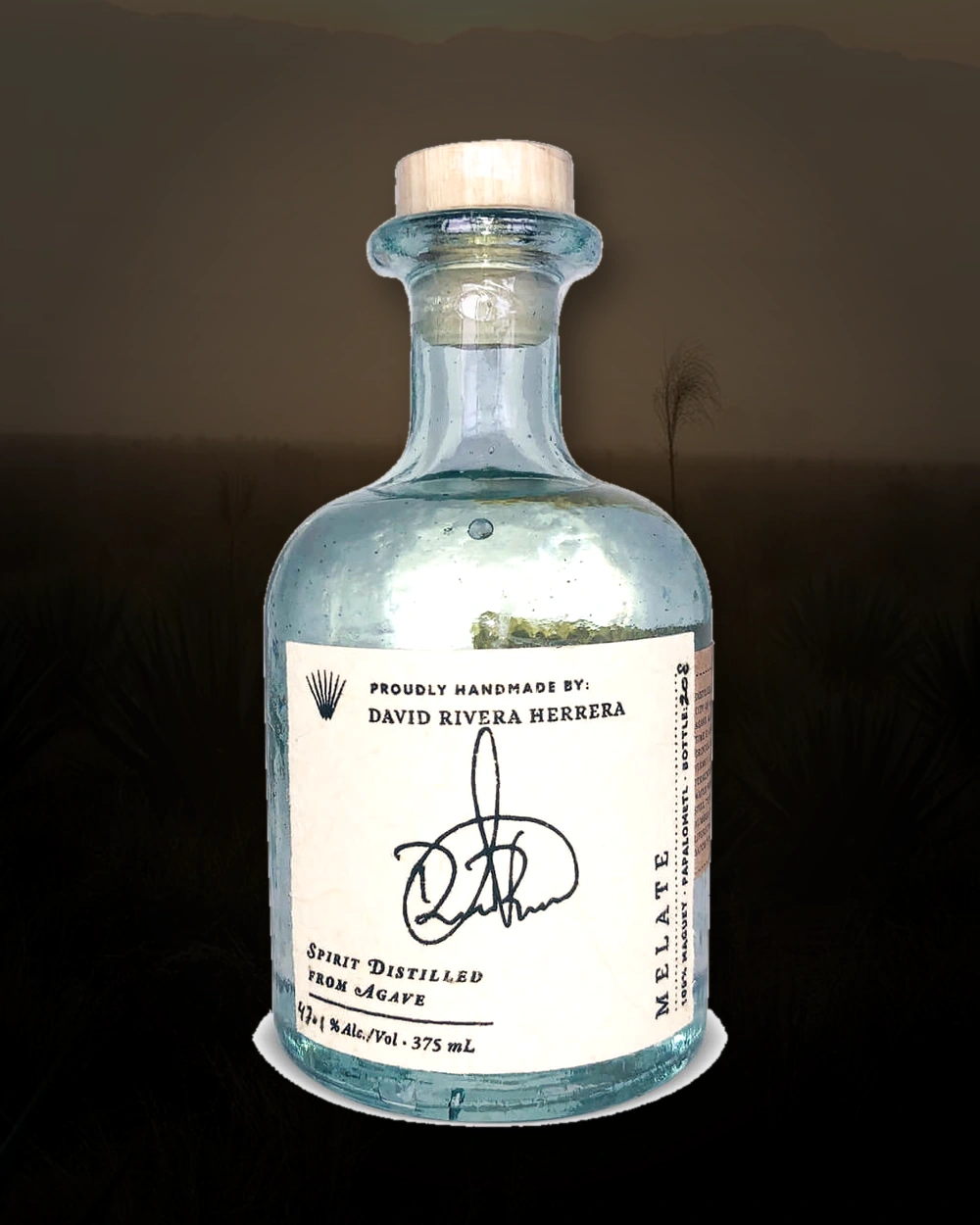 Maguey Melate Papalometl – David Rivera Herrera bottle